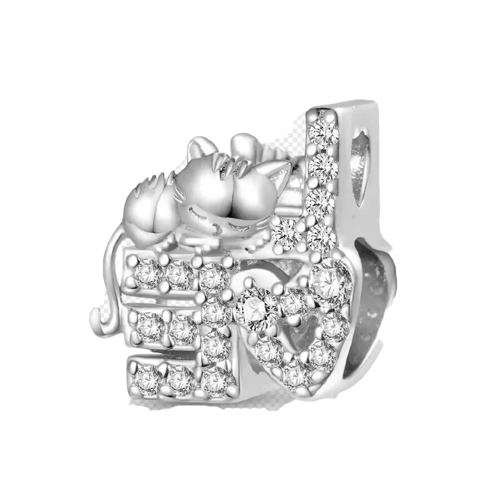 Fashionable 925 Sterling Silver Highland Cow Animal Pendant Suitable for Bracelets, Necklaces, DIY Women's Jewelry Accessories Pi-Mart
