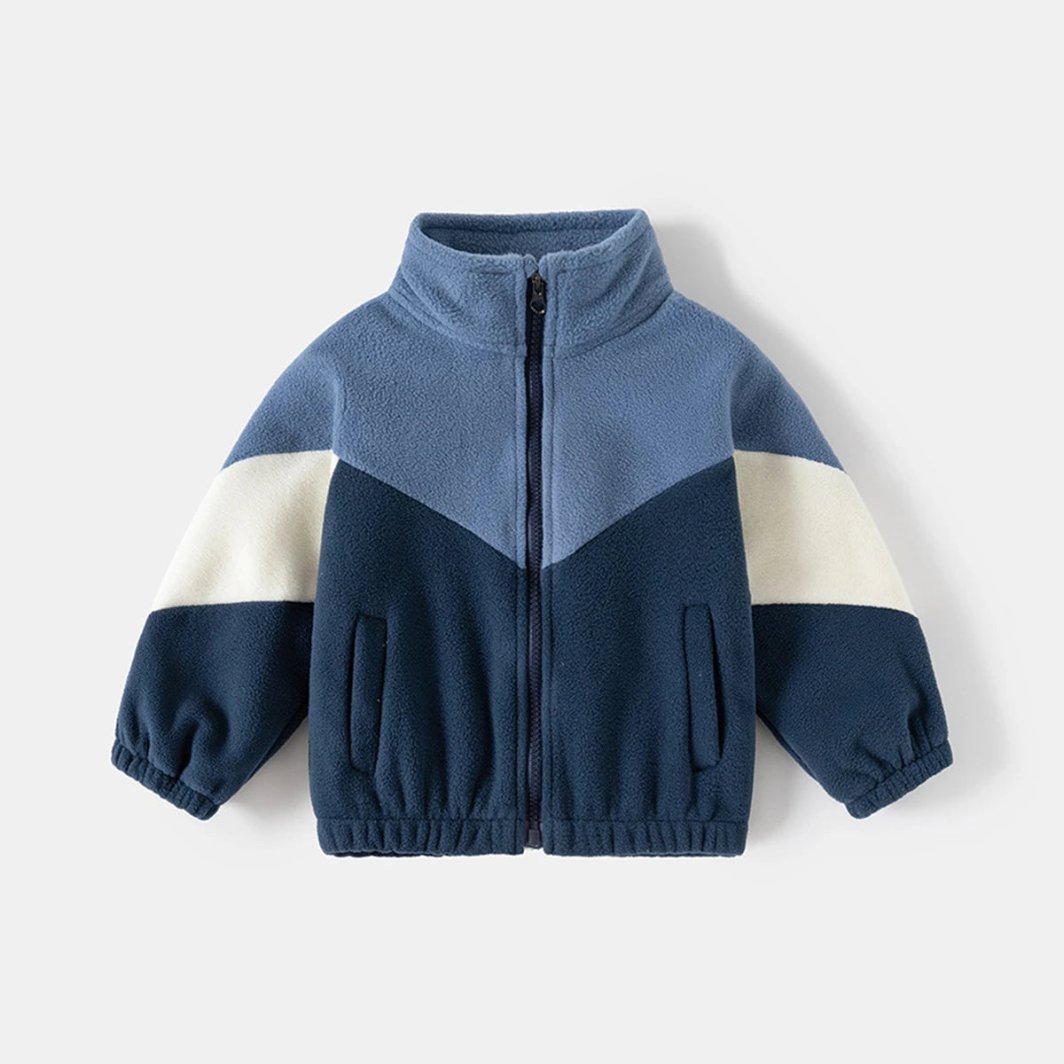 Ircomll New Children Boys Polar Fleece Jacket Autumn Winter Kids Coat Causal Toddler Stand Collar Zipper Outwear Boys Clothing Pi-Mart