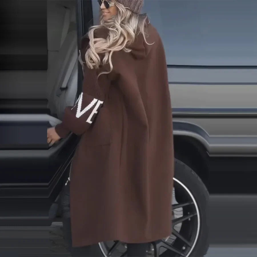Spring Women Parka Jacket Coat Long White Hoodie Thick Warm Coats Female Spring New Elegant Casual Trendy Ladies Clothes Pi-Mart