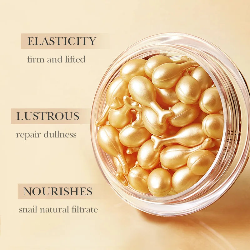 30pcs SADOER Rose Sanil Face Serum Capsule Facial Moisturizing Brightening Firming Facial Essence Beauty Face Skin Care Products Tri Light Beauty