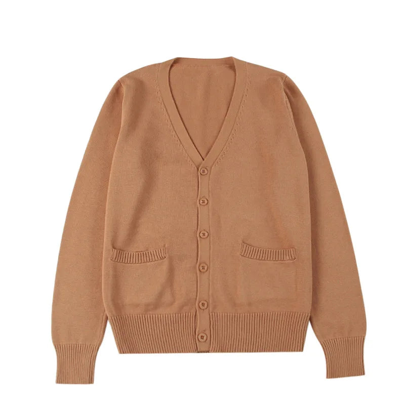 New Sweater Solid Candy Women Knit Top Fashion Female Cardigan Thin Spring Autumn Long Sleeve Adult Jacket Clothes Slim XS-2XL LadyShow.Store