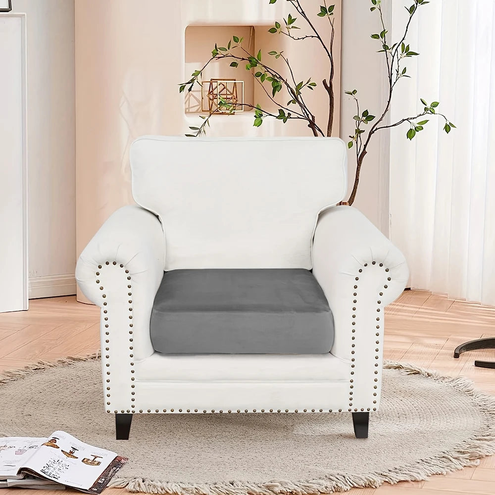 Super Soft Velvet Sofa Cover for Living Room Stretchy Washable Furniture Protector Luxury Universal Sofa Seat Cushion Cover Home Pi-Mart