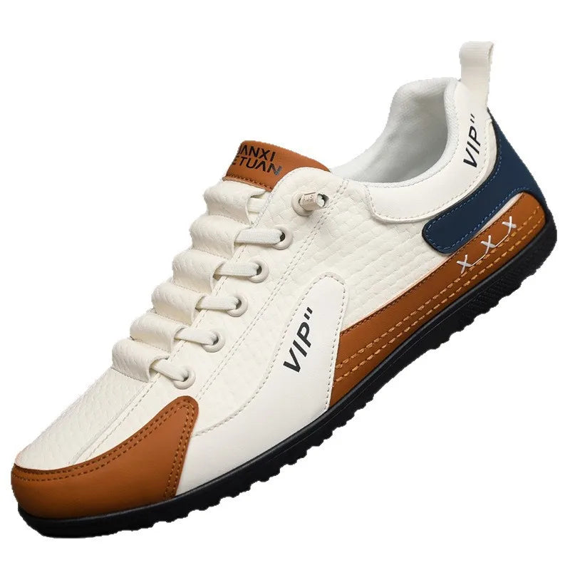 Mens 2026 Trendy Lightweight Loafers Soft Sole Breathable Slip On Casual Driving Shoes Comfortable Flat Simple Style Pi-Mart