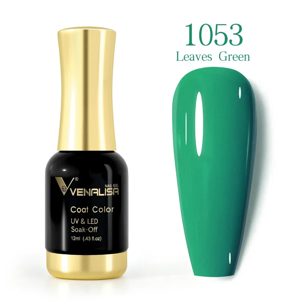 VENALISA Nail Gel Varnish TPO FREE Soak Off UV LED Organic Odorless Enamels Nail Art Colors 12ml 120Colors UV Gel Nail Polish Tri Light Beauty