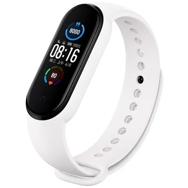 Watch Strap For Xiaomi Mi Band 7 6 5 4 3 Wristband Silicone Bracelet Wrist Straps MiBand 3/4 band5 band6 Smartwatch Accessories LadyShow.Store