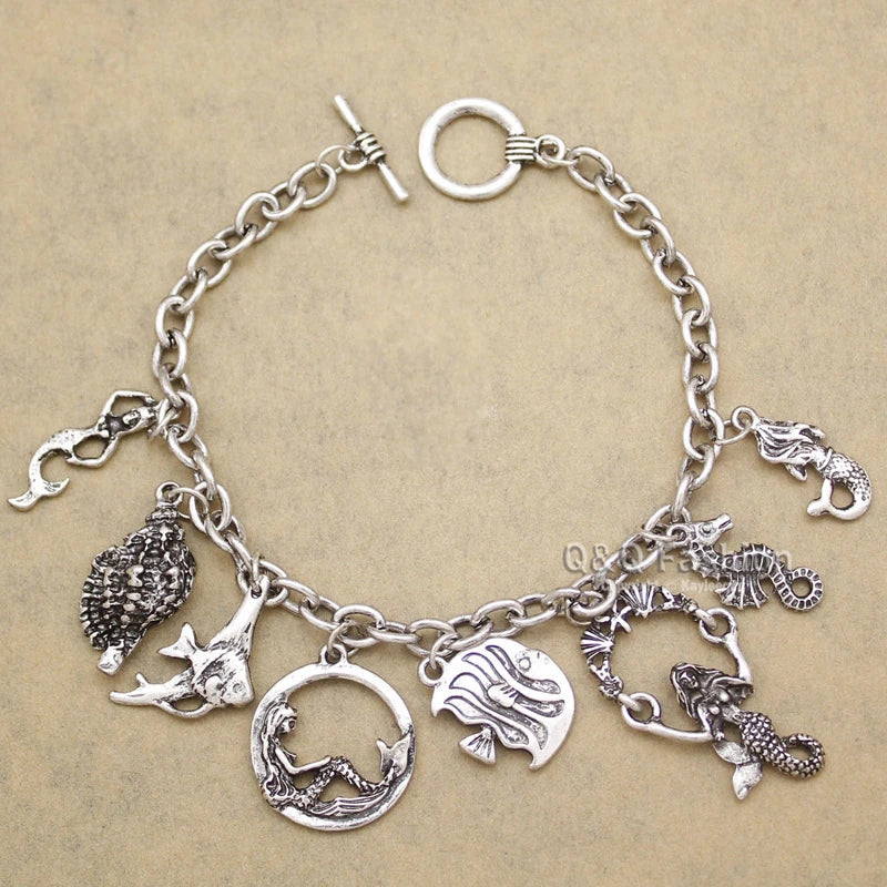 Clearance_Cat Pendant Charm Chain Link Bracelets For Women Cowgirl Cuff Bangles Fashion Jewelry Egyptian Bastet Pulseira Accesso Pi-Mart