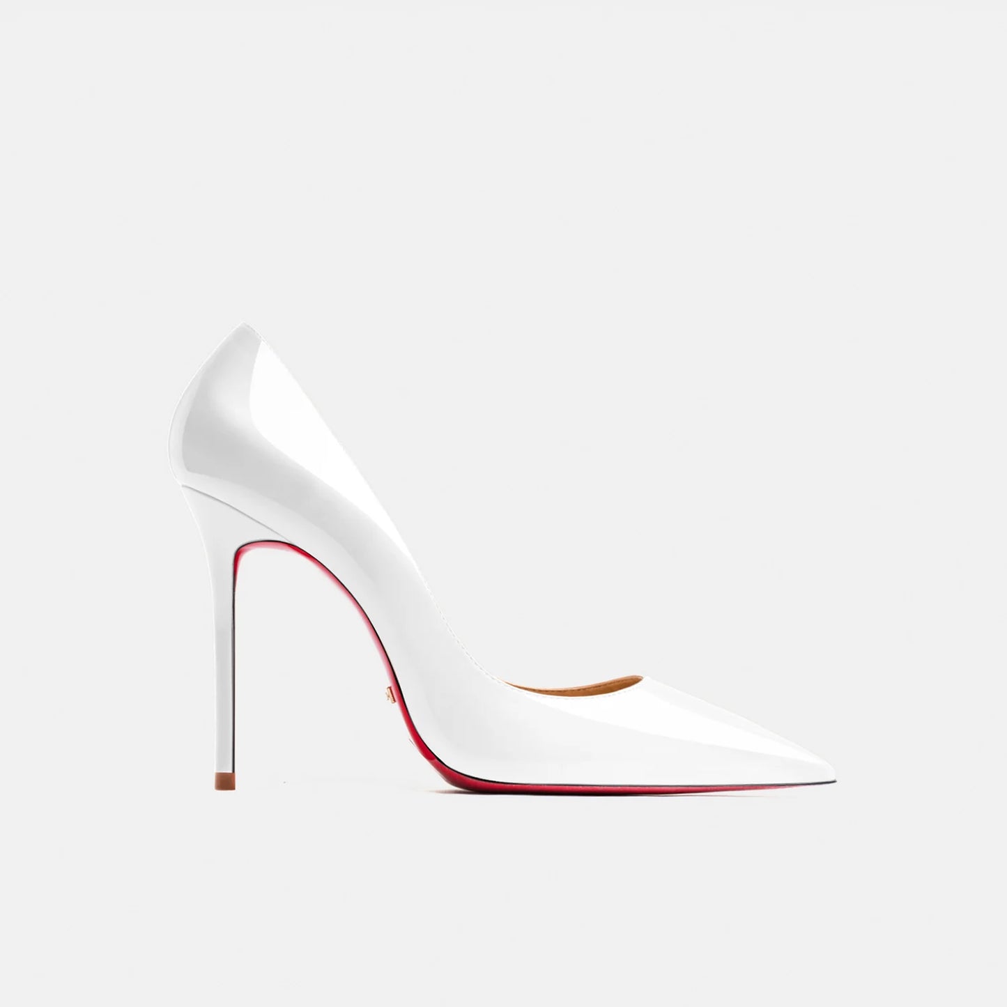 Women heels 2026 leather Heels for women Luxury Brand Pumps Red sole Pointed Toe High Heels Elegant Stiletto Ladies Prom Shoes Pi-Mart