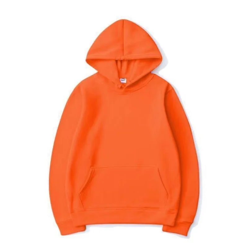 New Men Casual Hoodies Women Warm Hoodies Spring Autumn Pullovers Fashion Black Multiple Colour Oversized Sweatshirts Top Pi-Mart