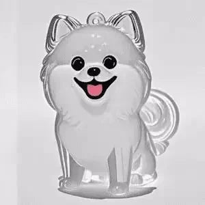 Transparent Dog Hair Storage Pendant Dog Hair Collector Keychain Pet Hair Memorial Bottle for Pet Lovers DIY Memorial Keychain Pi-Mart
