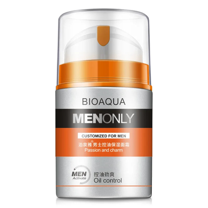 BIOAQUA Men Deep Hydrating Face Cream Moisturizing Oil-control Anti Wrinkle Essence Face Cream Facial Cream Skin Care Pi-Mart