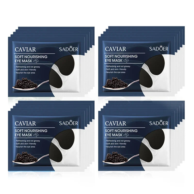 5/10/20 Pairs SADOER Crystal Collagen Eye Mask Anti Dark Circles Removal Eyes Bag Moisturizing Eye Patches Beauty Eyes Skin Care Tri Light Beauty
