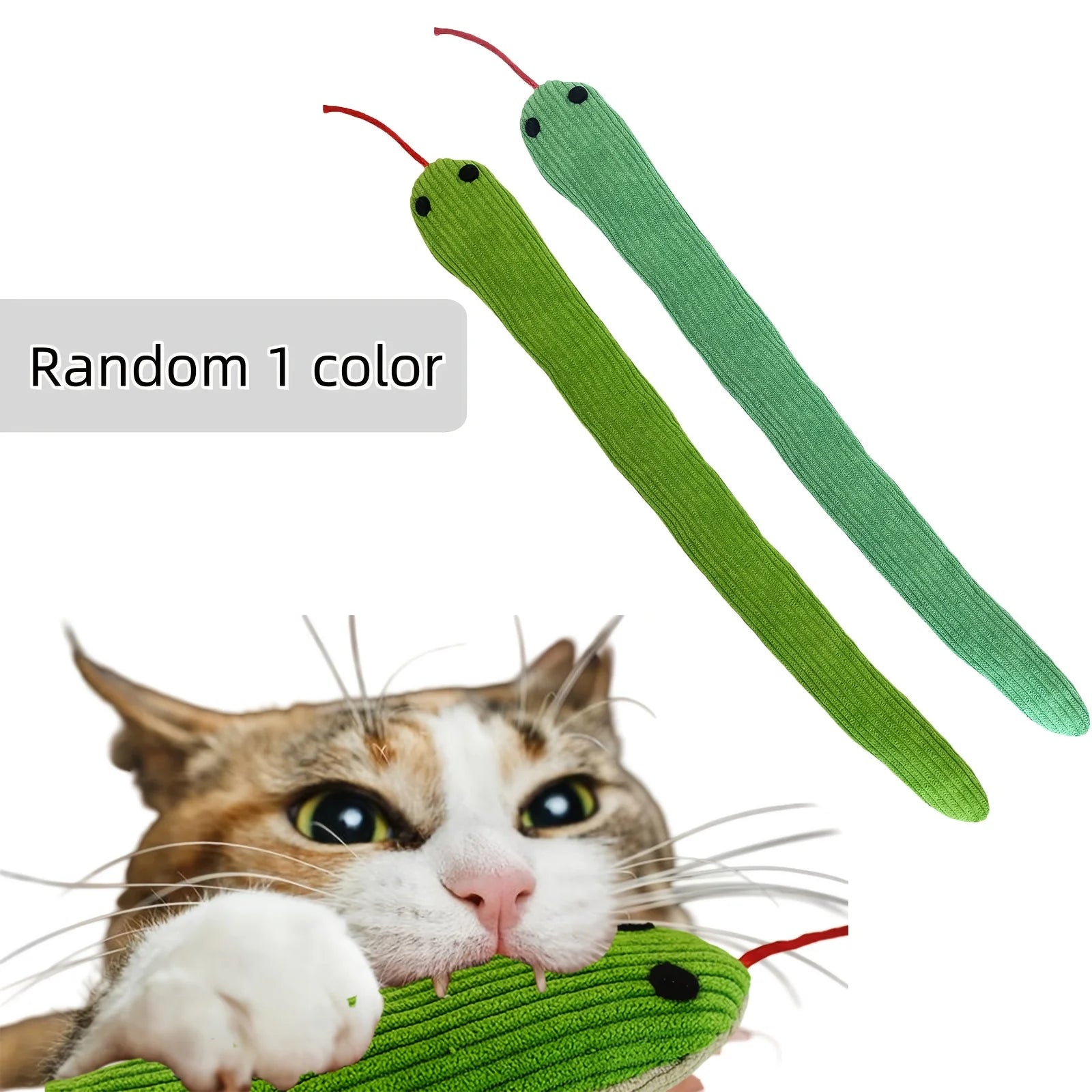 Cat Toy Snake Interactive Crinkle Sound Toy  Kitten Teaser Kick Toy Interactive Pet Toy for Indoor Cats 16.5 Inches Pet Supplies Pi-Mart
