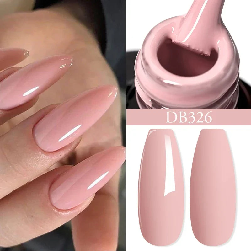 Mtssii 6ML Chocolate Color Gel Nail Polish Brown Semi Permanent UV Gel Autumn Winter Popular Soak Off Nail Art Gel Varnishes Tri Light Beauty