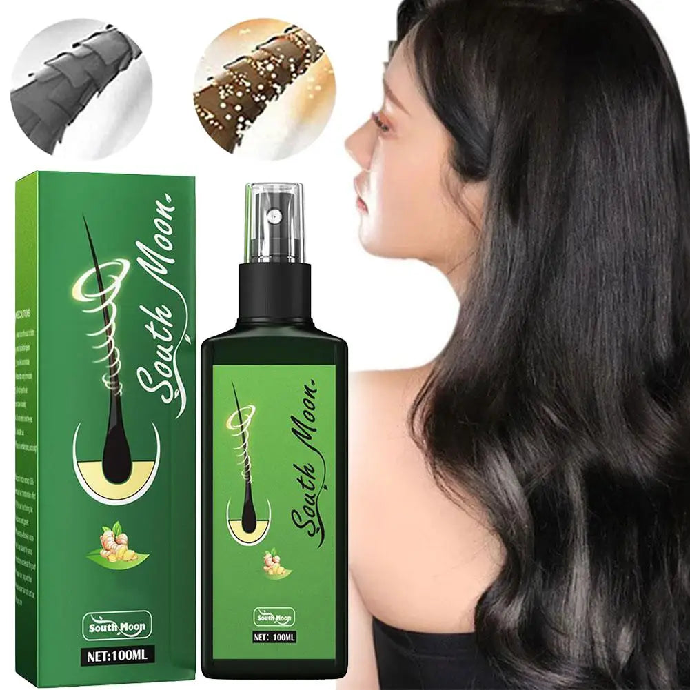 100ml Ginger Hair Care Spray Product Natural Hair Care Serum Nourish Damaged Hair Care Products Beauty Health Tri Light Beauty