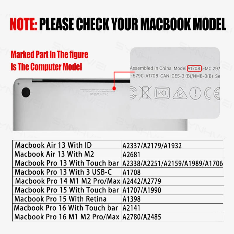 Screen Protector for MacBook HD Soft Film for Air 13 Inch M1 M2 Pro 11 13 14 15 16 Inch Clear Laptop Soft Film Pi-Mart