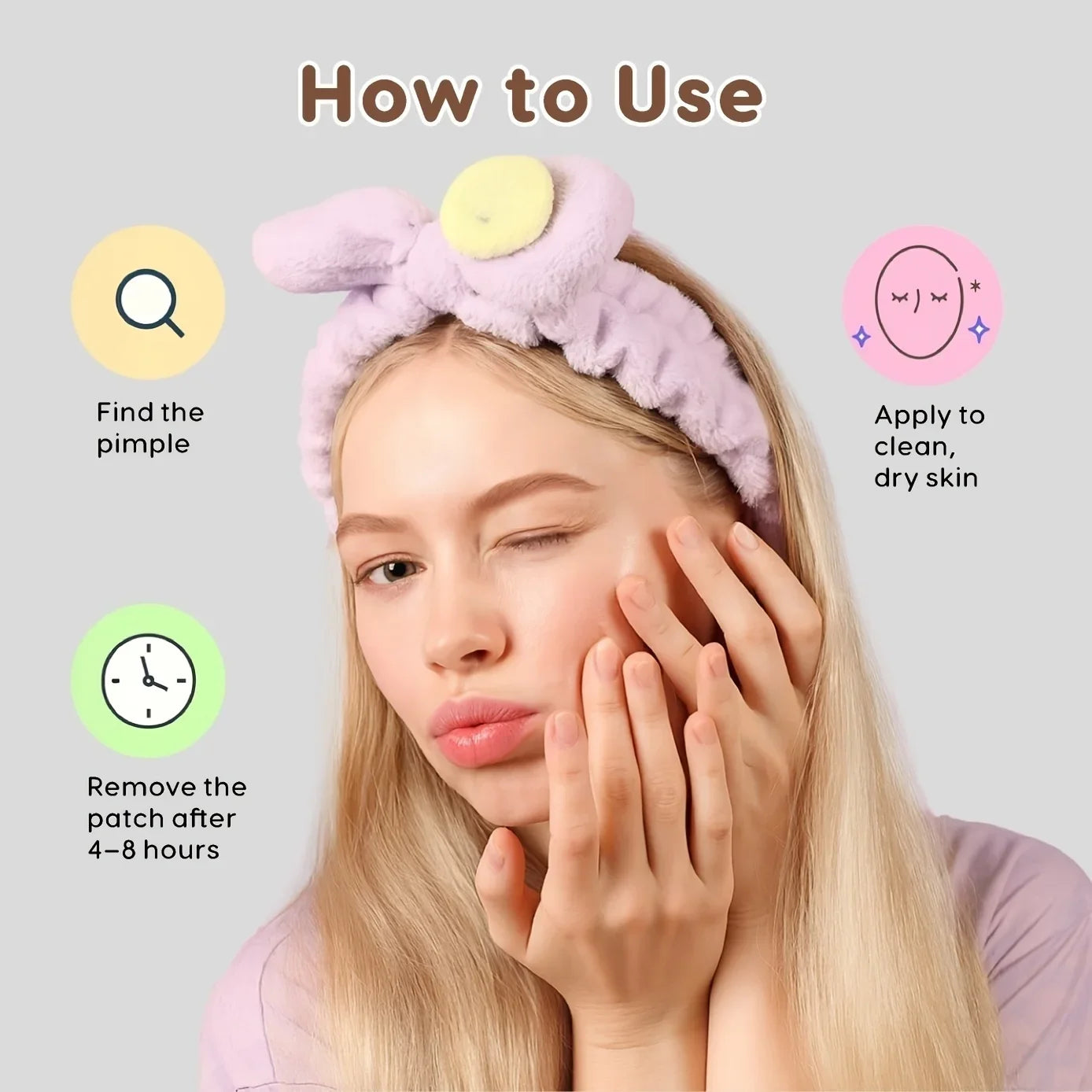 45/135PCS Sanrio Hello Kitty Cartoon Pimples Defect Patch - Invisible Hydrocolloid Acne Patch, Facial Decoration Patch, LadyShow.Store