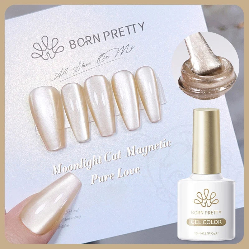 BORN PRETTY 117 Colors Cat Magnetic Gel Nail Polish 10ml Full Coverage Varnish Semi Permanent Super Gorgeous Nails Manicure Tri Light Beauty
