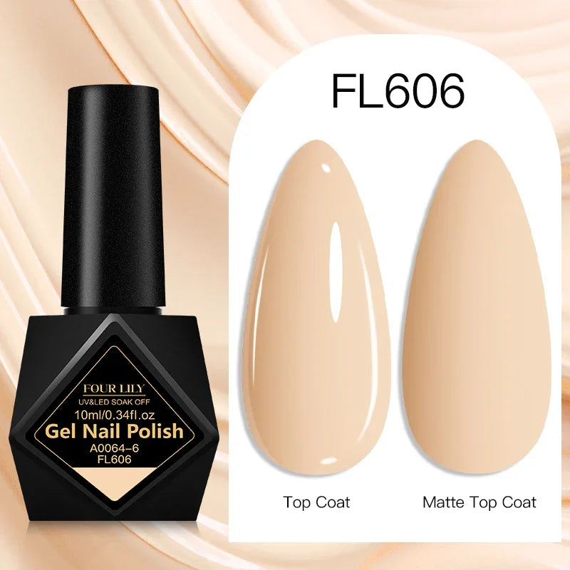 10ml Gel Nail Polish 162 Colors Nail Supplies Vernis Semi Permanent Nail Art Manicure Soak Off LED UV Gel Nail Varnishes Summer Tri Light Beauty