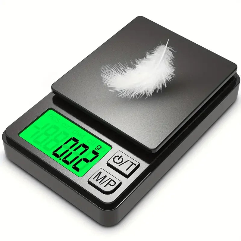 Precision Pocket Scale 1000g X 0.1g - Digital Gram, Food, Jewelry, Ounces/Grains Scale with Backlit LCD - Mini Scale for Travel LadyShow.Store