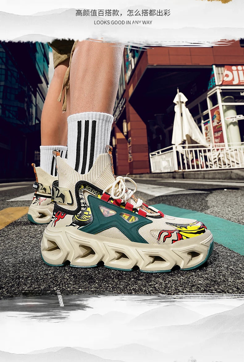 Shoes Men Sneakers Male Casual Mens Shoes Tenis Luxury Shoes Trainer Race Breathable Shoes Fashion Running Shoes for Women Pi-Mart