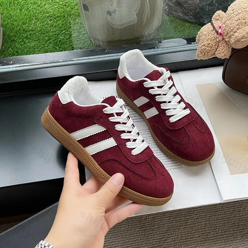 Autumn Women Casual Sports Shoes 2025 Comfortable Non Slip Outdoor Casual Shoes Soft Sole Retro Female Sneakers Zapatos Mujer Pi-Mart