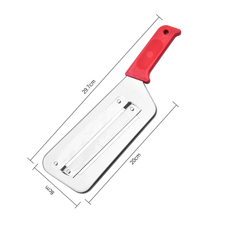 Stainless Steel Cabbage Shredder Slicer with Dual Blades, Handheld Vegetable Shredding Tool for  Salad Making Kitchen Pi-Mart