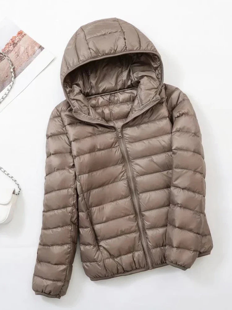 NewBang Brand Women's Down Jackets 90% Ultra Light Duck Down Women Lightweight Coat Hooded Female Windbreaker Parka Plus Coats LadyShow.Store