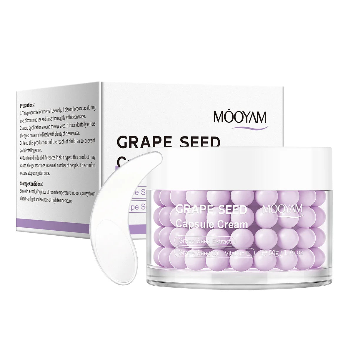 Korean Care Capsule Face Cream With Centella & Astaxanthin, Grape Seed Antioxidant Moisturizer, Soothing Barrier Care Skincare Pi-Mart