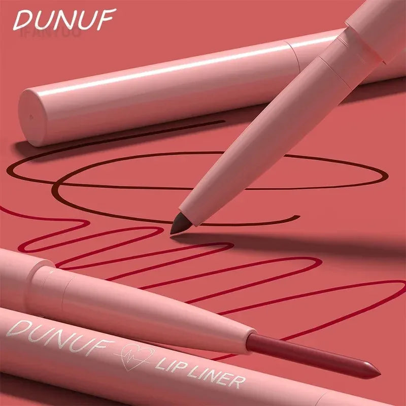 Lip Liner Pencil Long-Lasting Matte Creamy Plumping Lip Stain Waterproof Natural Nude Brown Slim Lip Liner Makeup Pi-Mart
