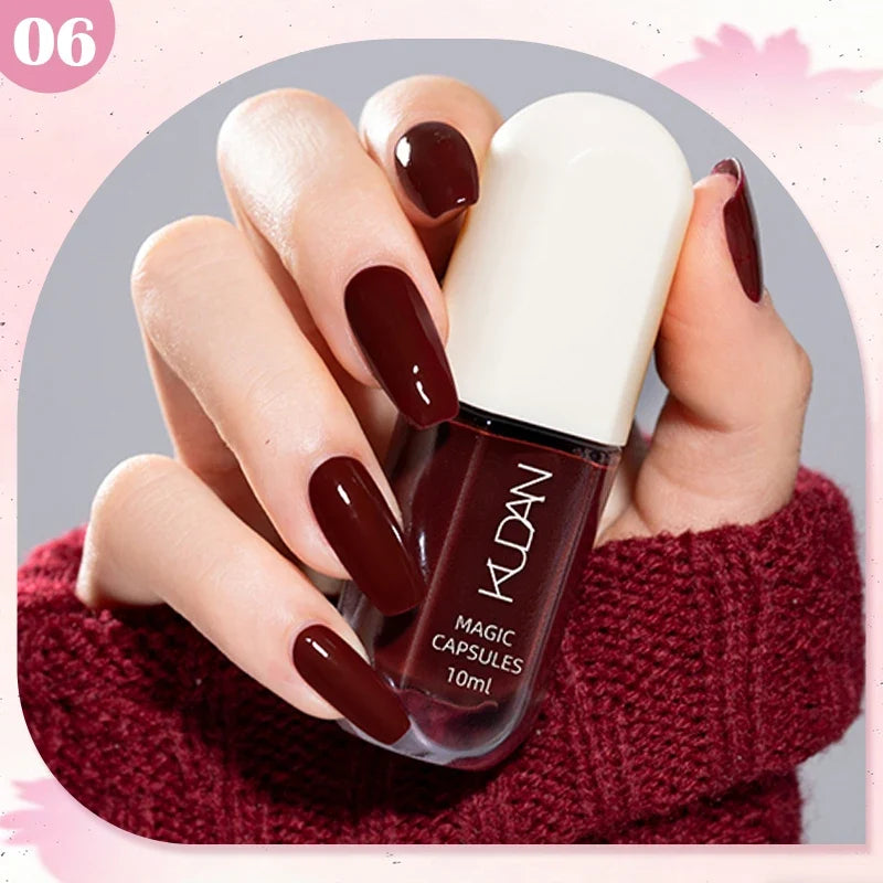 10ml Water-Based Peel Off Nail Polish 40 Colors Long Lasting Quick Drying No Need of Lamp to Cure Nail Supplies Manicure Nails Tri Light Beauty