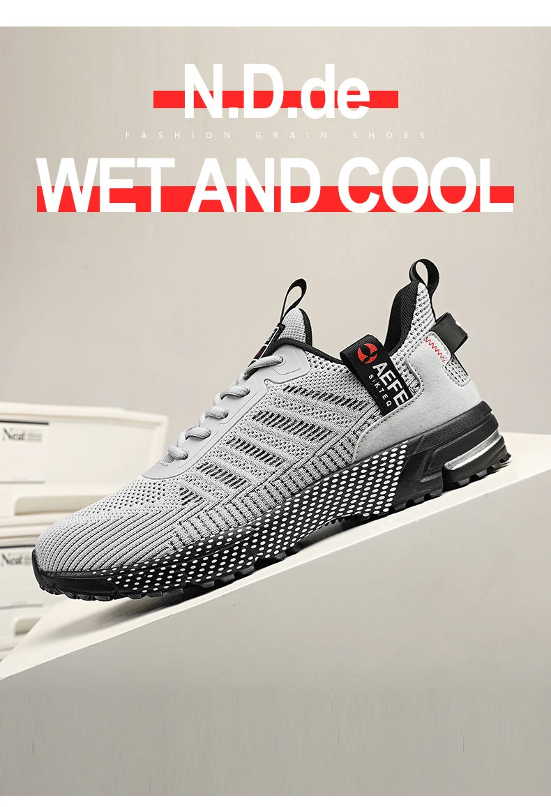 New Men Running Shoes Breathable Outdoor Sports Shoes Lightweight Sneakers for Men Comfortable Athletic Training Footwear Pi-Mart