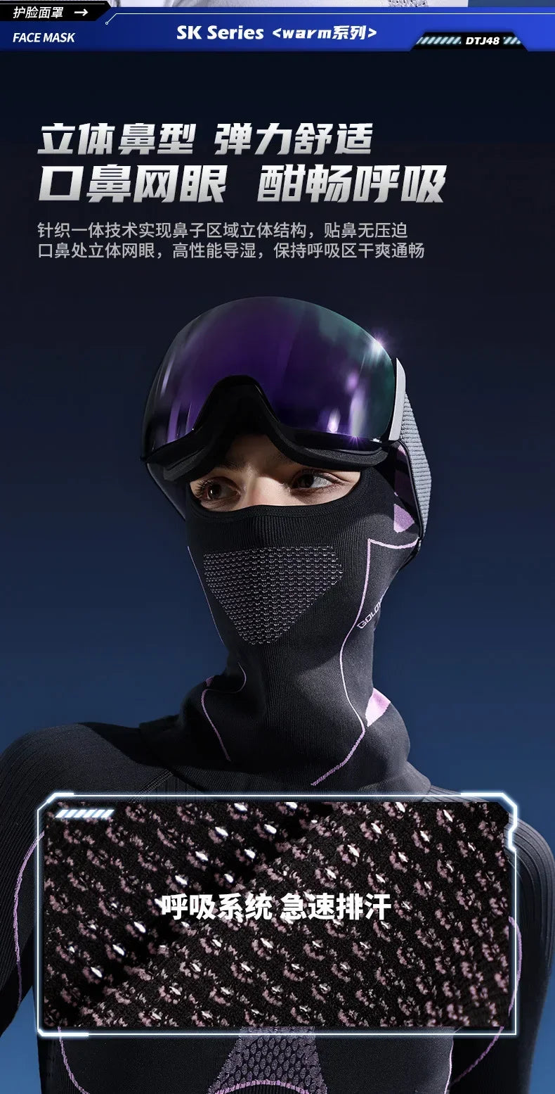 Men Women Cold-Proof Thermal Scarf Winter Ski Hat Balaclava Full Face Mask Ski Cycling Hunting Head Neck Cover Helmet Liner Cap Pi-Mart
