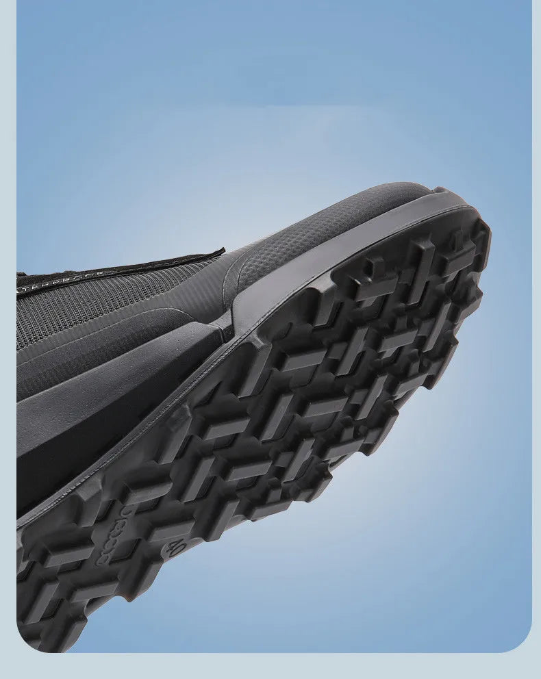 New Men's Shoes Mesh Breathable Outdoor Hiking Shoes Men Lightweight Anti Slip Waterproof Casual Sports Shoes zapatillas hombre Pi-Mart