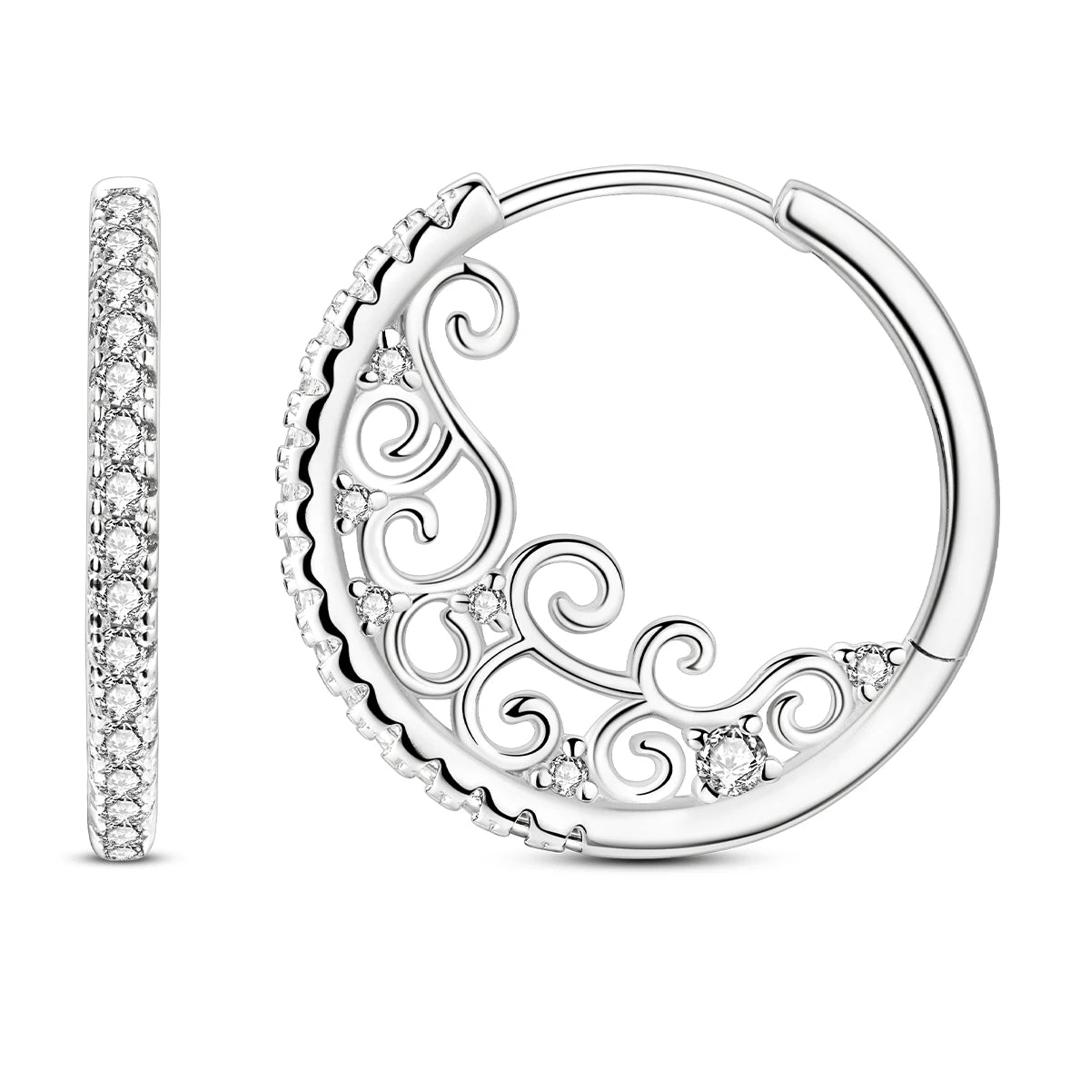 925 Sterling Silver Cute Lazy Cat Animal Pet Earrings Jewelry Hoop Earrings For Women Jewelry Birthday Party Fine Gifts Pi-Mart