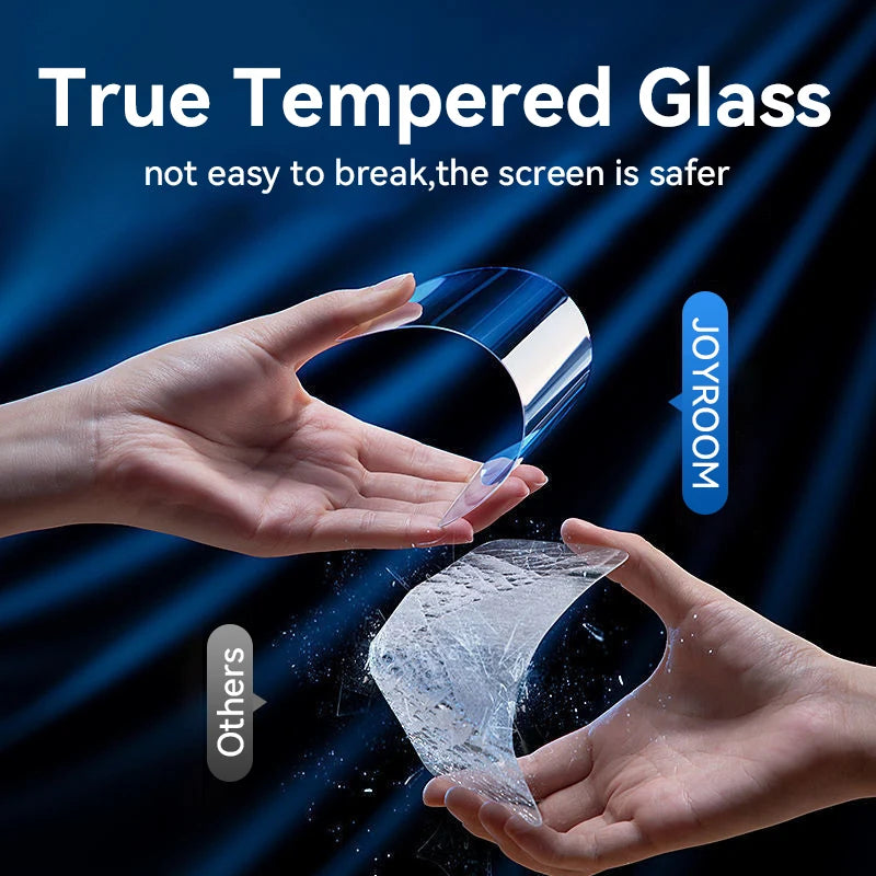 Joyroom 3/2/1PCS HD Glass For iPhone 18 17 16 15 Pro Max Screen Protector Full Screen Glass Protection For iPhone 18 17 16 15Pro Pi-Mart