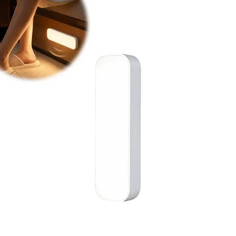 LED Motion Sensor Night Light USB Rechargeable Magnetic Under Cabinet Lighting Wireless Closet Lamp For Kitchen Wardrobe Pi-Mart