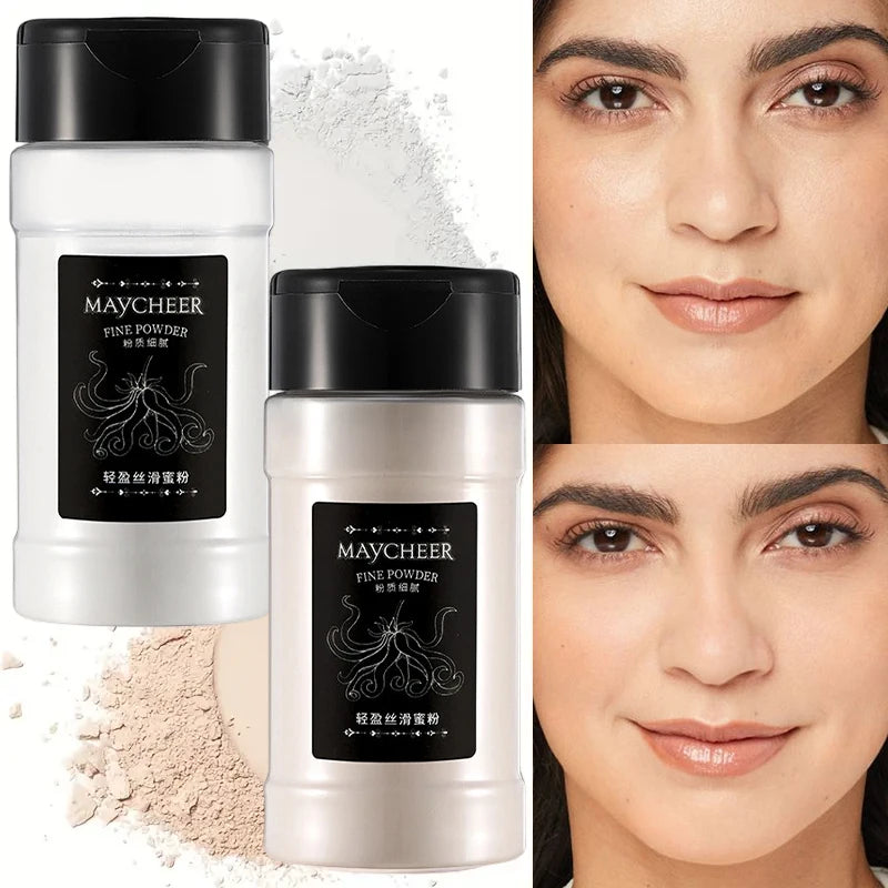 Oil Control Loose Powder Can Reduce Pores and Fine Lines, With a Long-lasting Matte Effect and Natural Facial Makeup Powder Pi-Mart