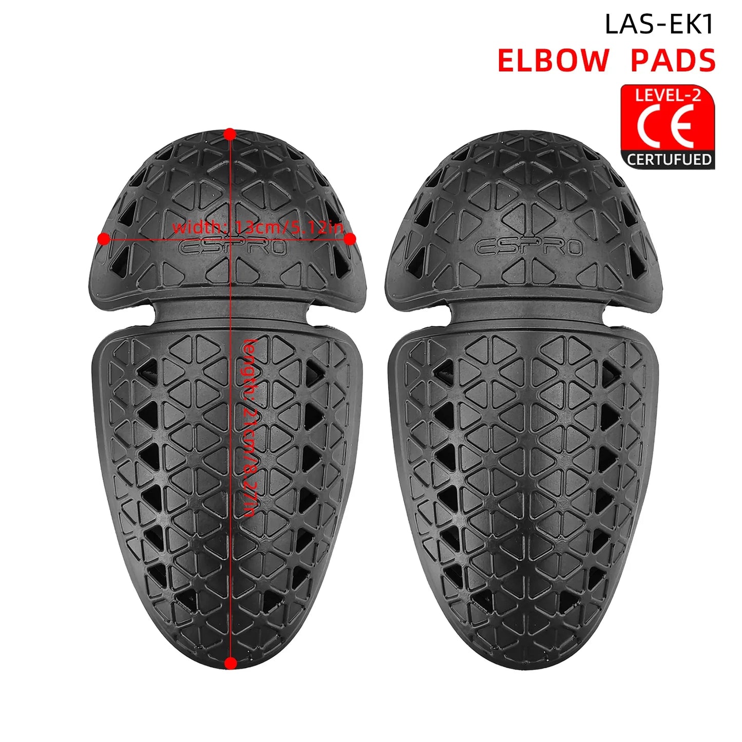 Black CE Level 2 Certified Motorcycle Jacket Insert Protector Thick Elastic Back Spine Protective Pad Rider Armor Coat Accessory LadyShow.Store