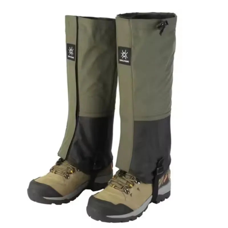 Waterproof Snow Sand Prevention Leg Gaiters Essential Protective Gear for Outdoor Mountaineering Skiing Desert Hiking Exploratio Pi-Mart
