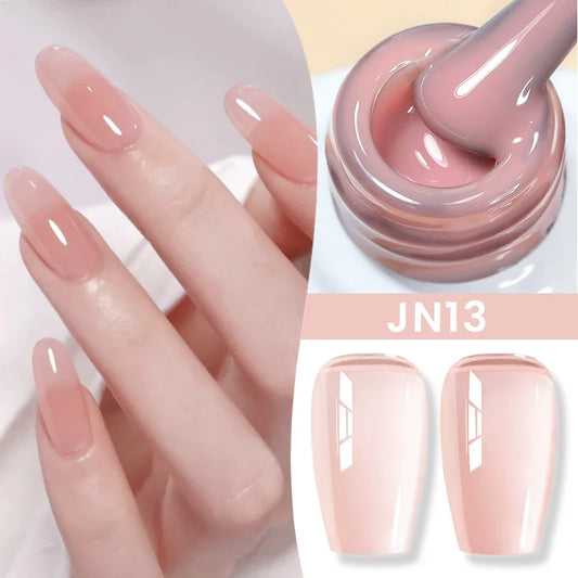 BORN PRETTY 83 Colors 10ml Jelly Nude Gel Nail Polish Autumn Amber Semi Transparent Manicure Soak off UV LED Nails Gel Varnish Tri Light Beauty