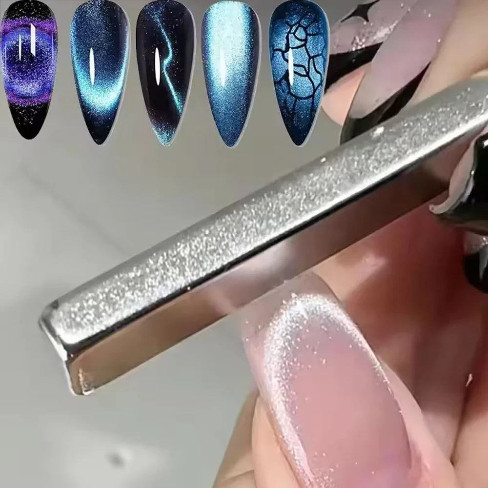 1Pcs/20Pcs Nail Art Magnetic Pen 3D Cat Eye Painting Nails Art Design Dual-Ended Magnet Wand Gel Polish Magic for Manicure Tri Light Beauty