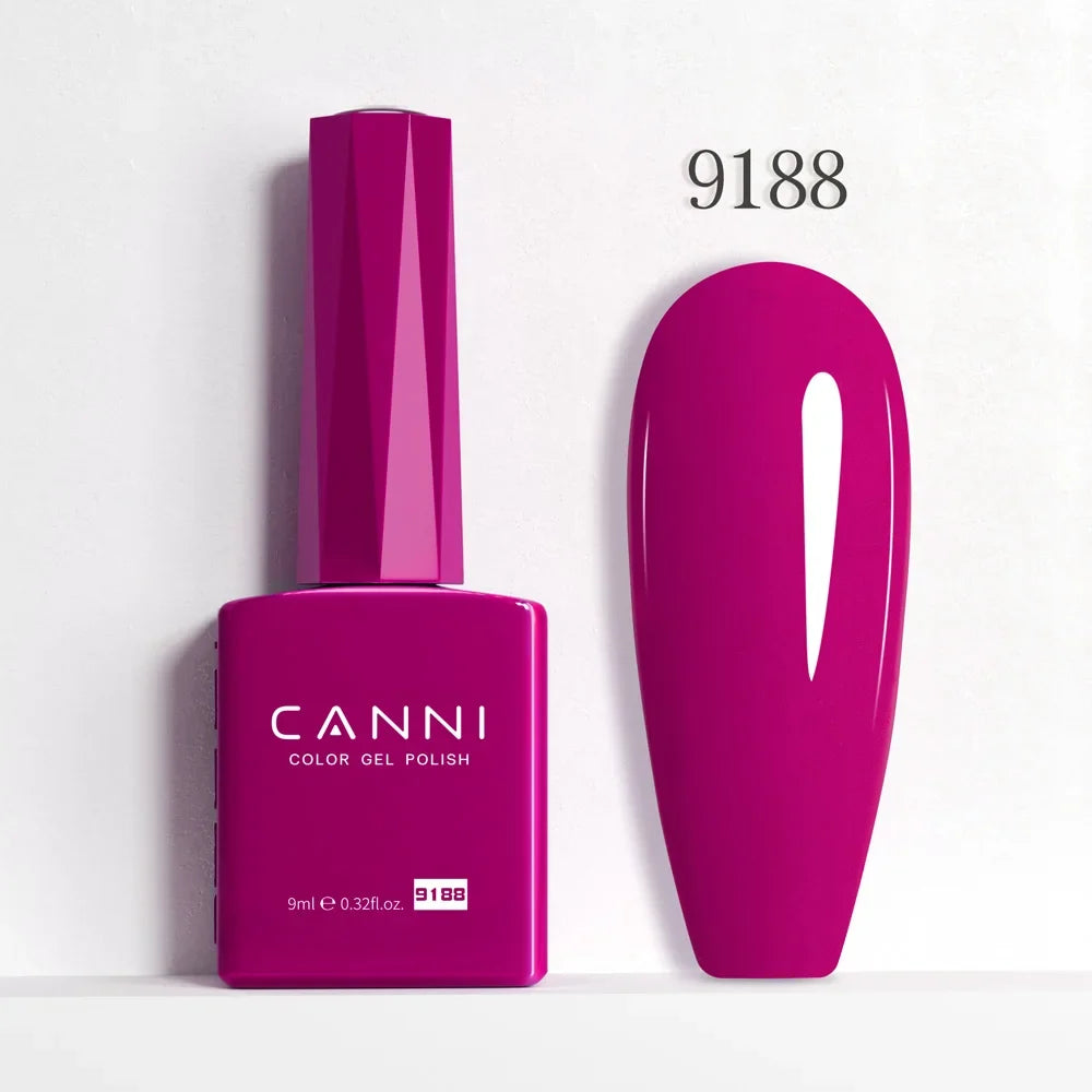 CC8 CANNI 9ml Nail Gel Polish HEMA FREE Summer Nails Color Soak Off UV LED Semi Permanent Smoothy Texture Nail Art Manicure Tri Light Beauty