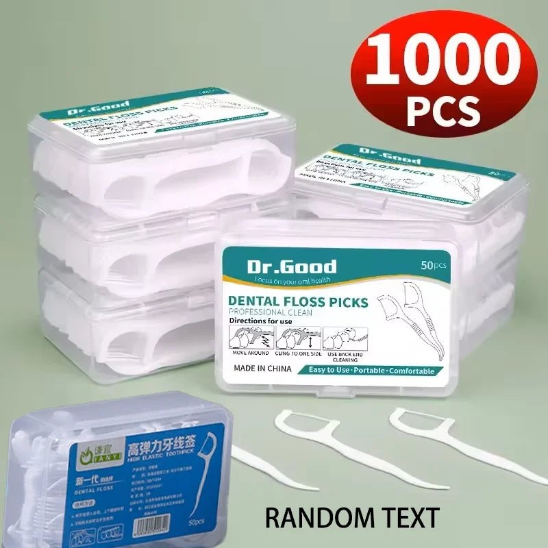 50/150/300/600/1000 PCS dental floss sticks oral care tools Tri Light Beauty