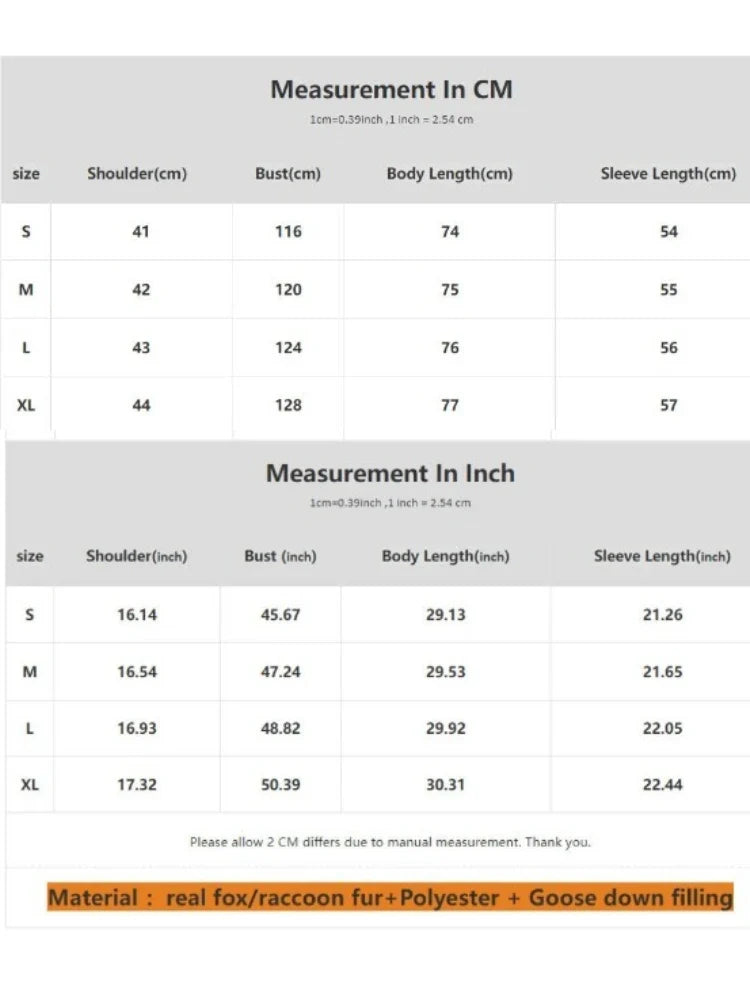 Fox Fur Jacket Women Loose Hooded White Goose Down Coat Female New Autumn Winter Thick Warm Natural Real Fur Puffer Jacket Lady LadyShow.Store