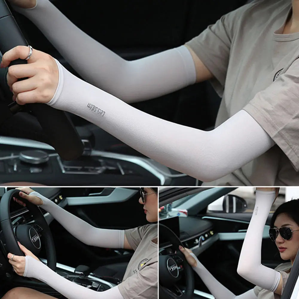 Warmer Running Summer Cooling Basketball Outdoor Sport Arm Sleeves Sun Protection Arm Cover Pi-Mart