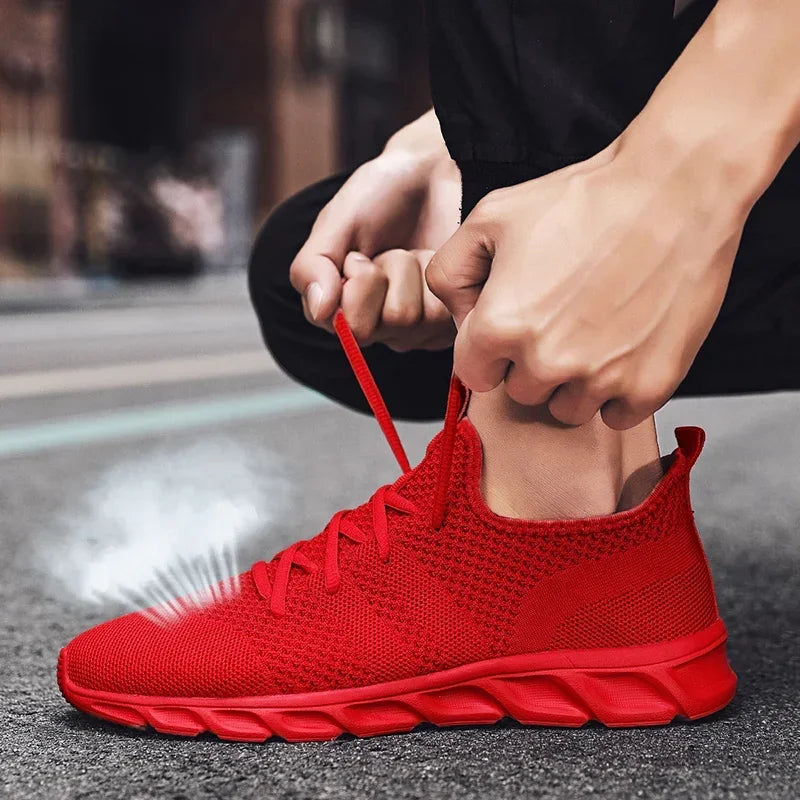 Breathable Men's Sneaker Casual Antiskid and Wear-resistant Jogging Men Sport Shoes Hot Sale Light Man Running Comfortable Pi-Mart