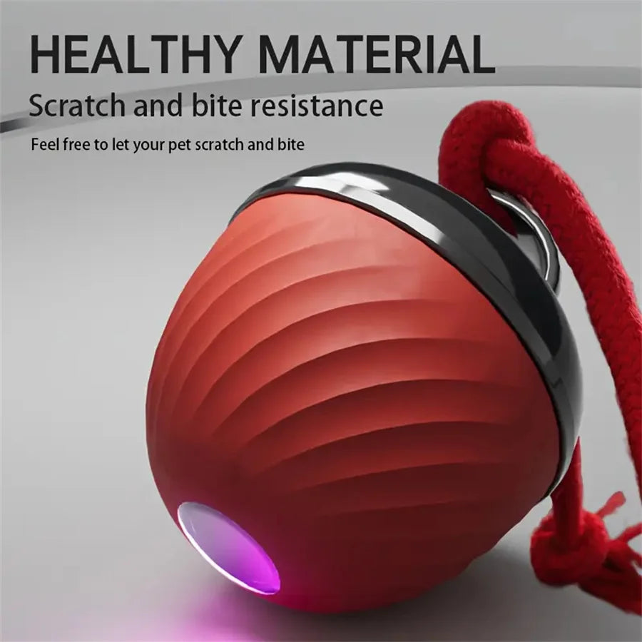 Intelligent Dog Toy Ball Electronic Interactive Cat Toy Usb Automatic Moving Bouncing Ball For Large Medium Dog Holiday Pet Gift Pi-Mart