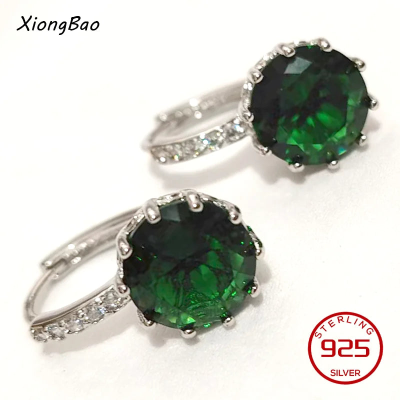 925 Sterling Silver Earrings New Women Elegant Temperament Sterling Anniversary Gift Fashion Jewelry Accessories Geometric Ears Pi-Mart