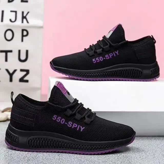 Tenis Feminino 2025 Autumn Hot Sale Women Flats for Outdoor Sneakers Air Mesh Walking Jogging Trainers Basket Chaussures Femme Pi-Mart