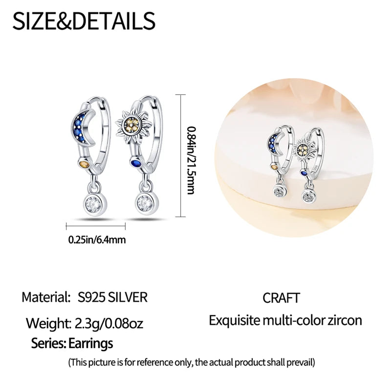 Genuine 925 Sterling Silver Love Feather Earrings Fit Original Charms Hoop For Women Girls Stud Earring Fine Jewelry Gifts Pi-Mart